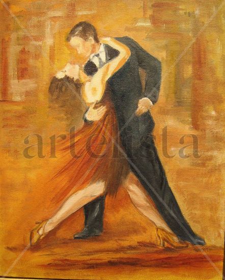 Tango 5 Óleo Tela Paisaje