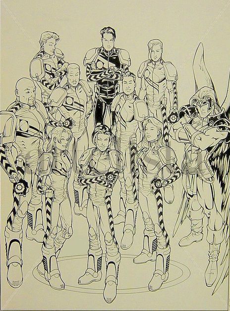 Dibujo de personajes