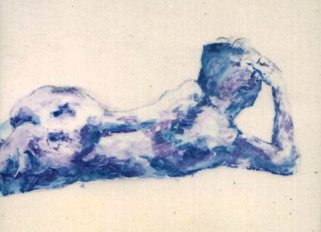 Mujer azul