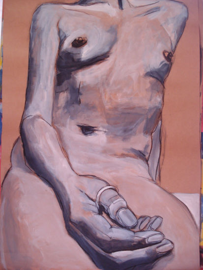 sin titulo Acrylic Panel Nude Paintings