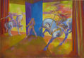 Susana Rojas. 2003 Entrada y Salida. Óleo. 130 x 70 cm