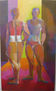 Susana Rojas. 2004 -05 Los Acrobatas. 90 x 150 cm.