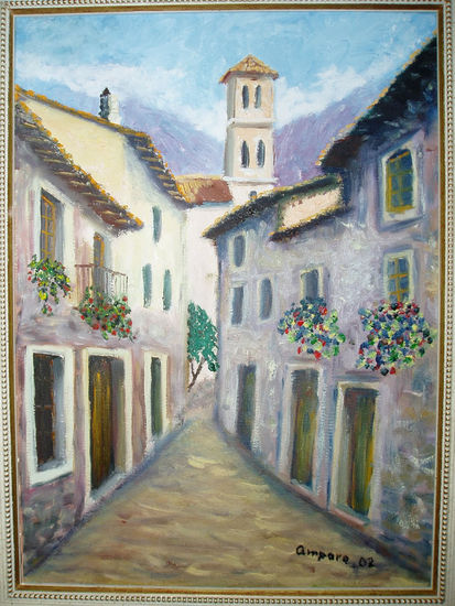 Barrio andaluz Oil Canvas Others