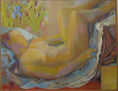 Susana Rojas. 1999 El Descanso. Óleo. 70 x 90 cm