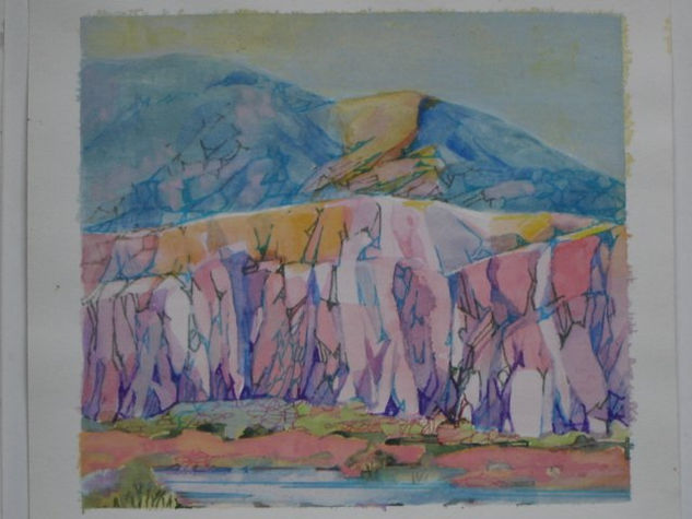 Susana Rojas. Paisaje. tecnica mixta 