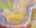 Susana Rojas. 1999 -2000 Descanso 2. Óleo. 90 x 70 cm