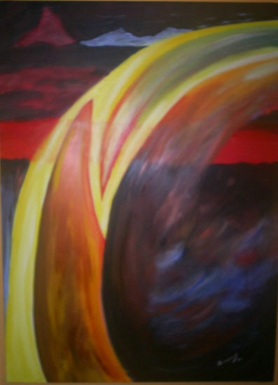 Movimientos en la tierra. Acrylic Canvas Others