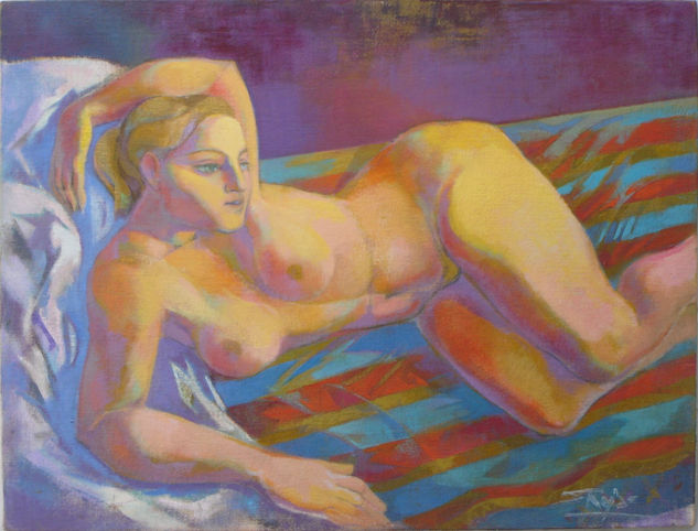 Susana Rojas. 2006 Mujer del cuadro. Óleo. 45 x 60 cm 