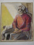 Susana Rojas. 1996 Mujer de pueblo. pastel 81x66cm.