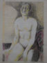 Susana Rojas. 1997 Desnudo. pastel. 44x65cm