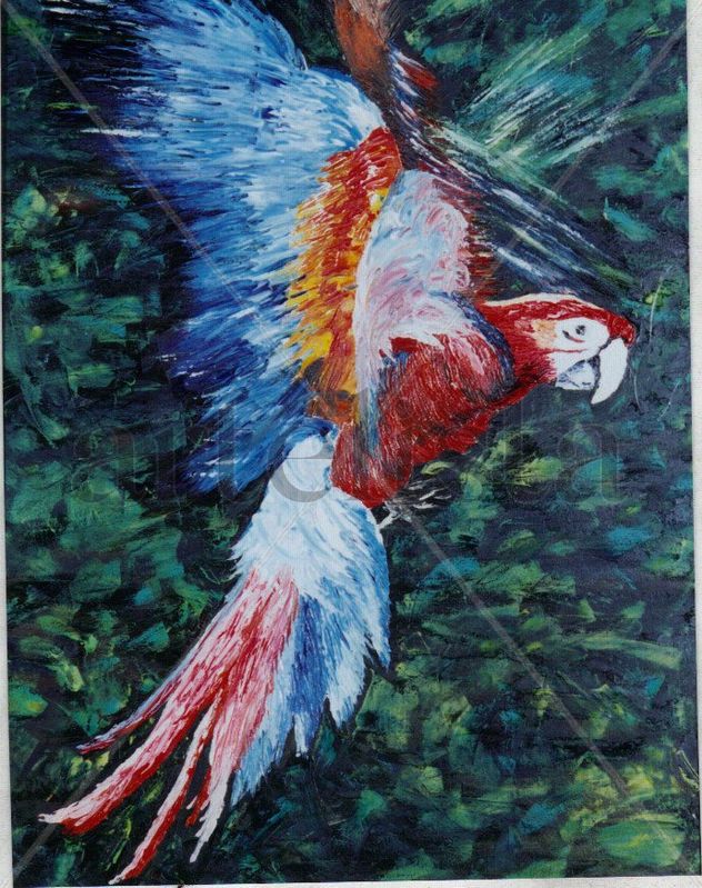 GUACAMAYA EN VUELO