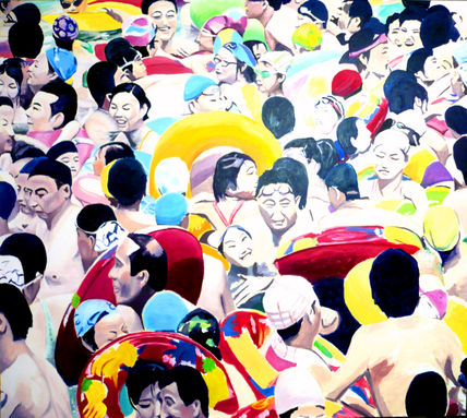 Crowded Swimmingpool