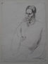 Susana Rojas. 2000 Marina Bianco II dibujo al carbon 65x95cm