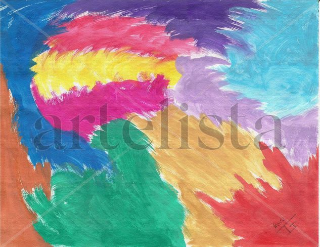 EXPLOSION DE SENTIMIENTOS Watercolour Card Landscaping