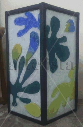 'Lampara Stained glass Canvas Landscaping