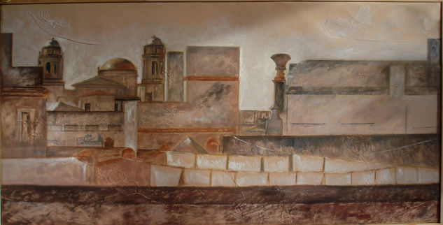 Azotea de Cadiz ll Oil Canvas Landscaping