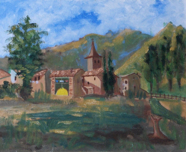 casan sola, paquita Oil Canvas Landscaping