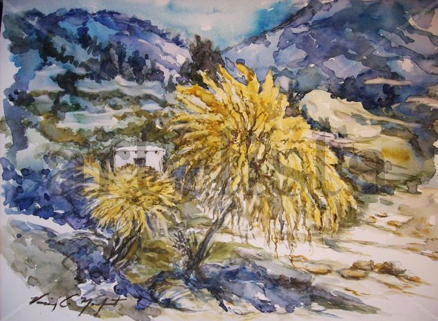 Dos arbolitos Watercolour Paper Landscaping