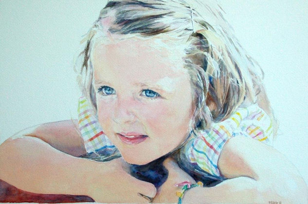 retrato Watercolour Paper Portrait