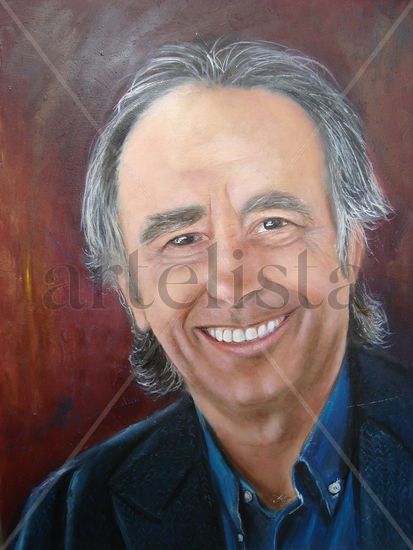 Juan Manuel Oil Panel Portrait