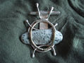Amuleto piedra de playa