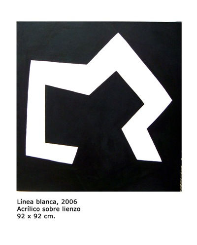 Línea blanca Acrylic Canvas