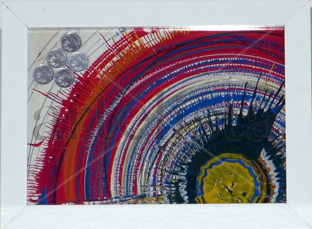COLLAGE ORIGINAL ABSTRACTO "III OLIMPIADA GALÁCTICA"