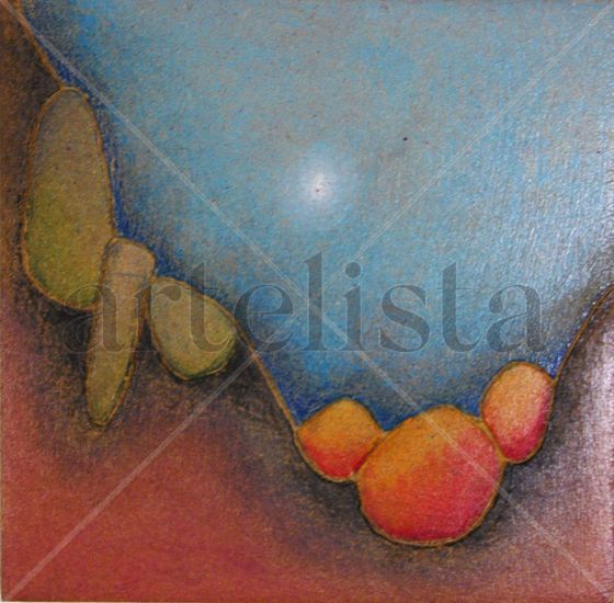 Estrella años luz.. Mixed media Panel Landscaping