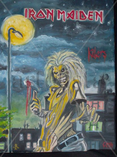 KILLERS  "iron maiden" Oil Canvas Others