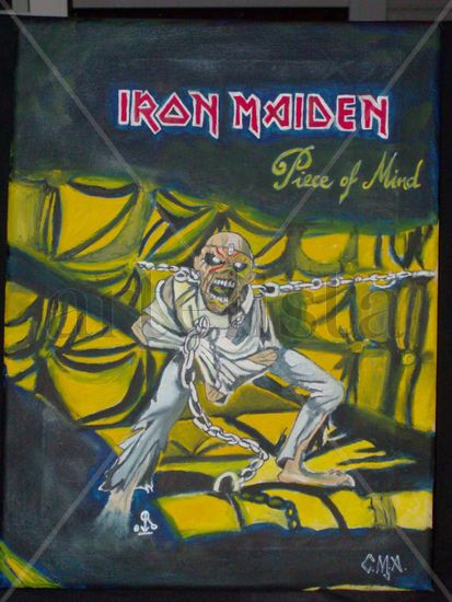 PIECE OF MIND   "iron maiden" Oil Canvas Others