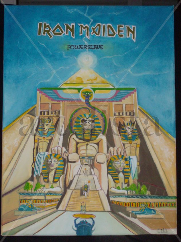 POWERSLAVE   "iron maiden"