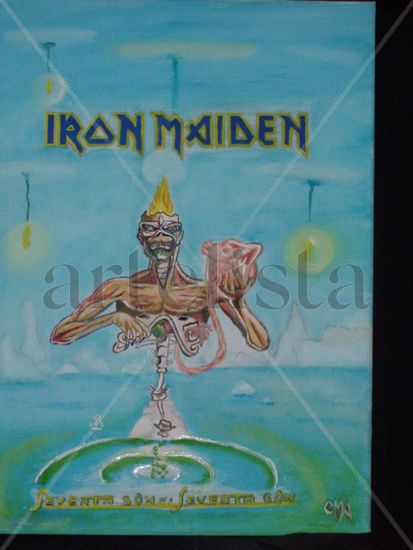 SEVENTH SON OF A SEVENTH SON  "iron maiden" Oil Canvas Others