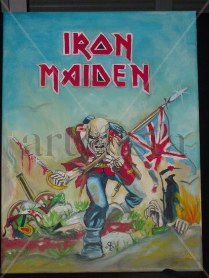 THE TROOPER  "iron maiden" Oil Canvas Others