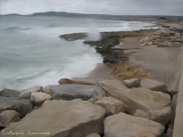 Fuerte oleaje, (Strong waves)