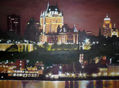 LA VILLE DE QUEBEC EN LA NOCHE