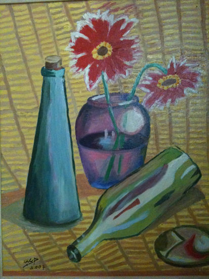 BODEGÓN MODERNISTA Oil Canvas Still Life Paintings