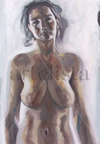 Estudio Torso Oil Canvas Nude Paintings