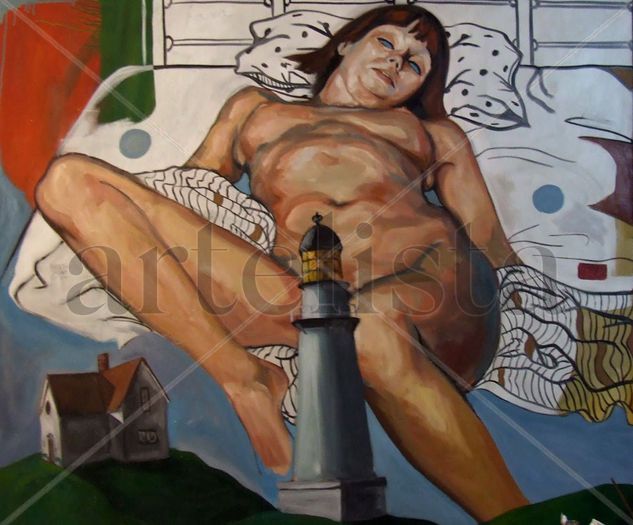 Faro Oil Canvas Nude Paintings