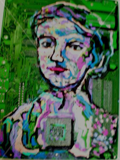 Mother Board Acrylic Others Figure Painting