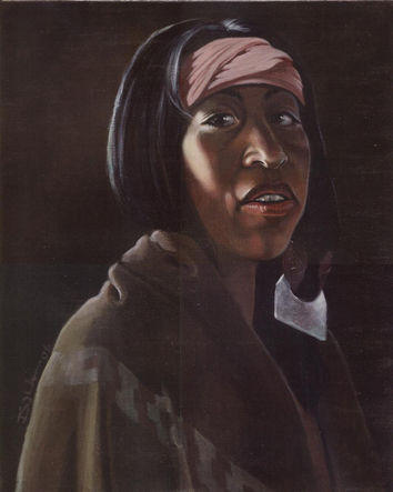 retrato de joven huarpe