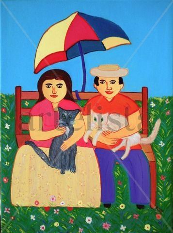 NOVIOS CON GATOS