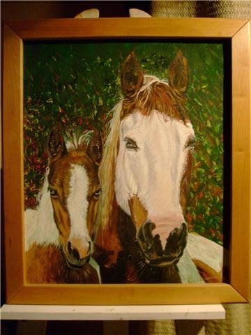 obras de patricio gonzalez Oil Canvas Animals