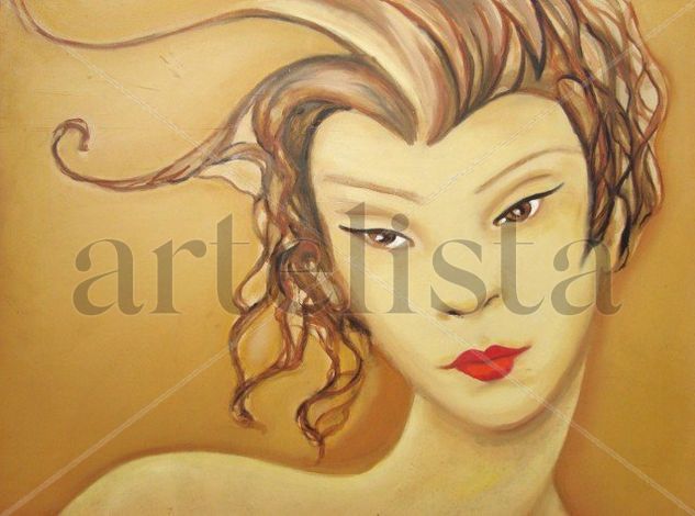 GHEISHA LIBERADA Oil Canvas Portrait