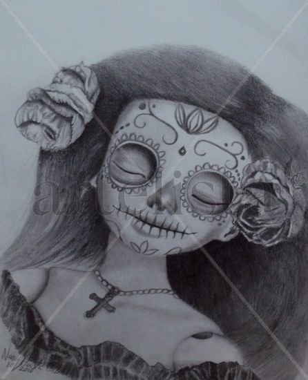 Concurso de dibujo halloween- Muñeca Pencil