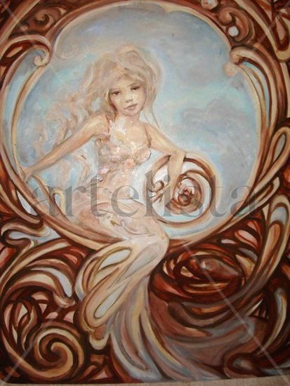 EN ELLA Oil Canvas Figure Painting