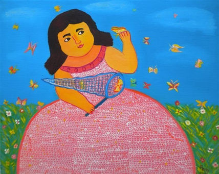 La muchacha y las...