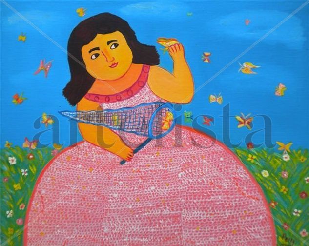 la muchacha y las mariposas 