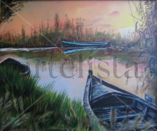 albufera Oil Canvas Landscaping