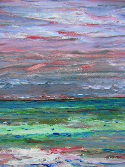 Horizonte en rosa y...