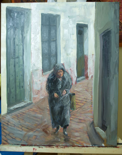 Anciana en Almuñécar